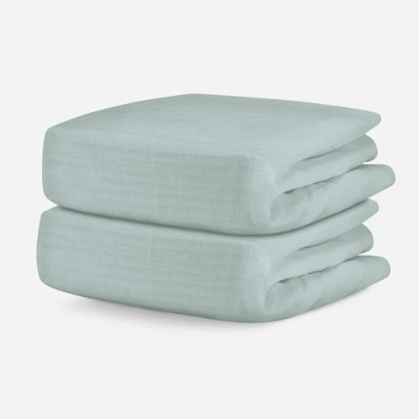 Breathable Organic Mini Crib Sheets (2 Pack, Fits SlumberTot) - Image 15