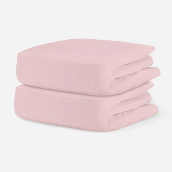 Breathable Organic Mini Crib Sheets (2 Pack, Fits SlumberTot) - Image 17