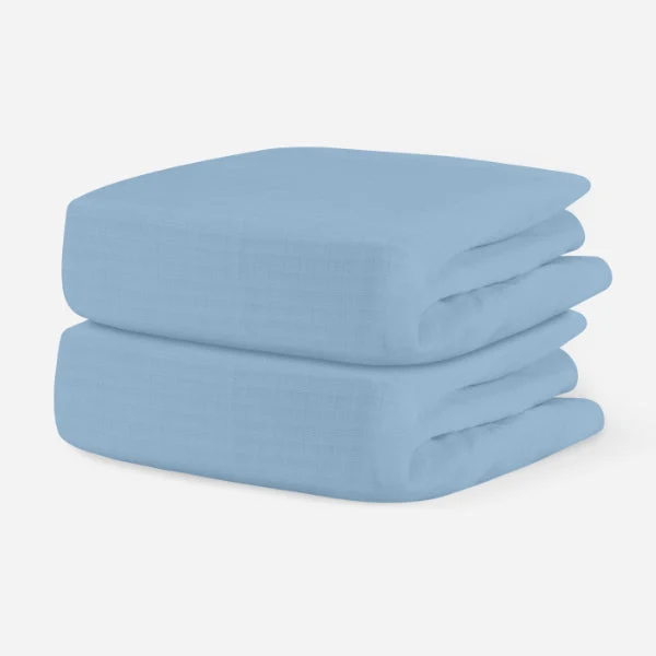 Breathable Organic Mini Crib Sheets (2 Pack, Fits SlumberTot) - Image 20