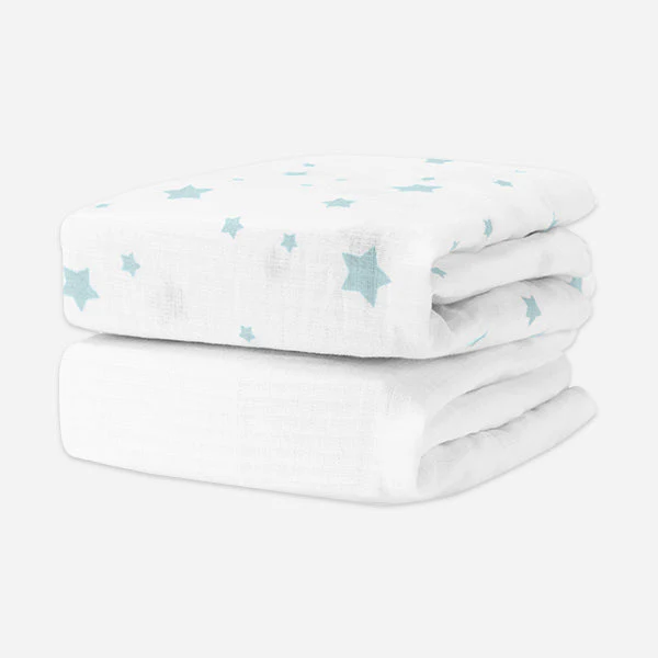 Breathable Organic Mini Crib Sheets (2 Pack, Fits SlumberTot) - Image 4