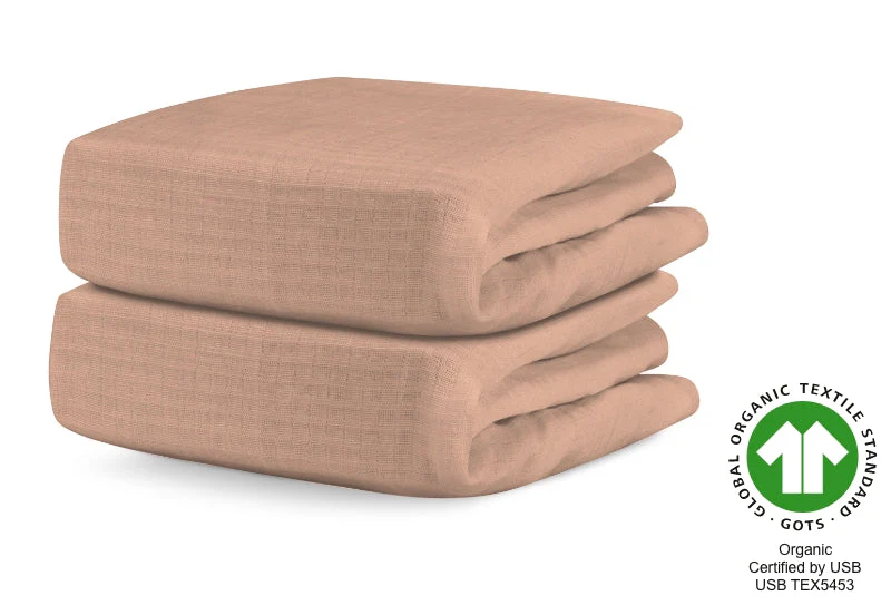 Breathable Organic Mini Crib Sheets (2 Pack, Fits SlumberTot) - Image 40