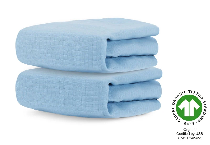 Breathable Organic Mini Crib Sheets (2 Pack, Fits SlumberTot) - Image 43