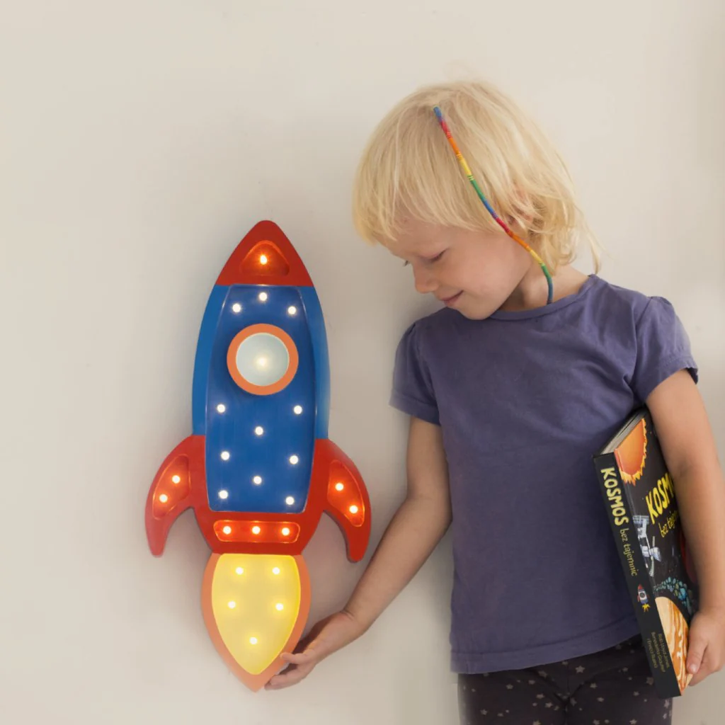 Little Lights Rocket Ship Lamp - Image 3